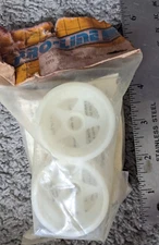 VTG NEW NOS NIP R/C CAR WHEELS SET  PRO-LINE 2524 1.5-1.7" TAMIYA FRONT WHITE