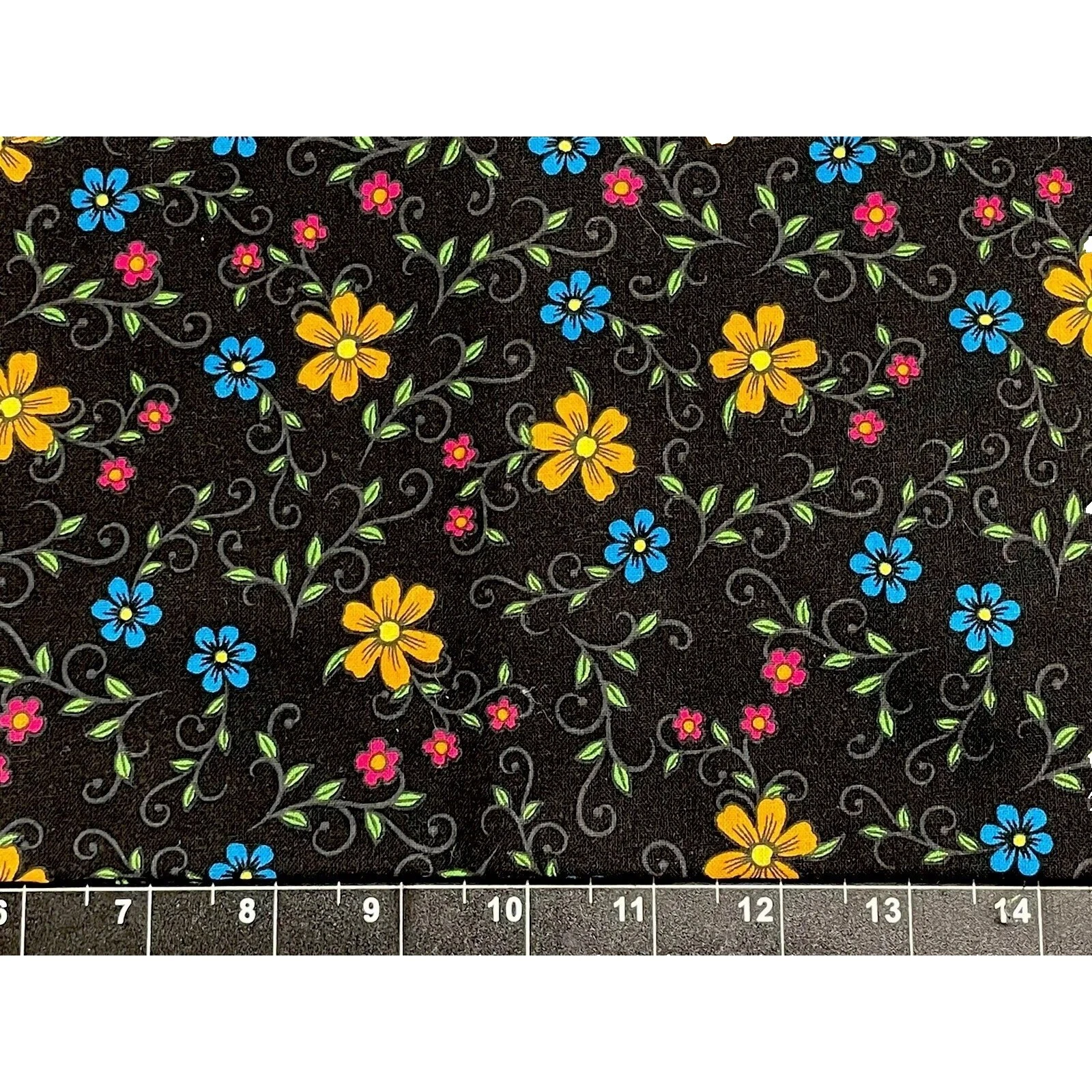 Apparel-Dance/Sportswear Multicolor Floral Craft Fabrics