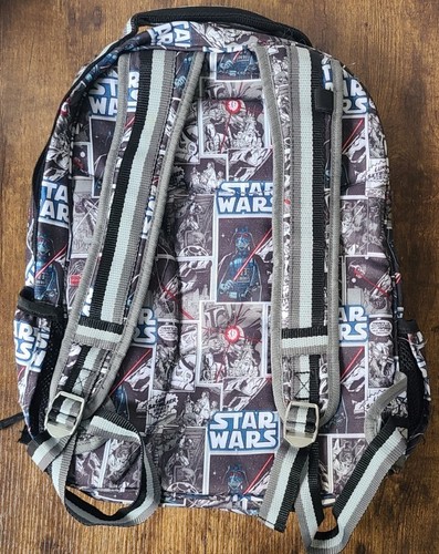 Pottery Barn kids Star Wars Backpack All Over Print Darth Vader - Picture 2 of 9