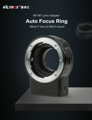 Viltrox NF-M1 AF Lens Adapter for Nikon F Lens to Micro Four