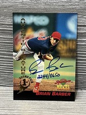 1994 Signature Rookies Baseball Autographs #24 Brian Barber #2244/8650
