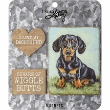 Dachshund Wood Magnet Set