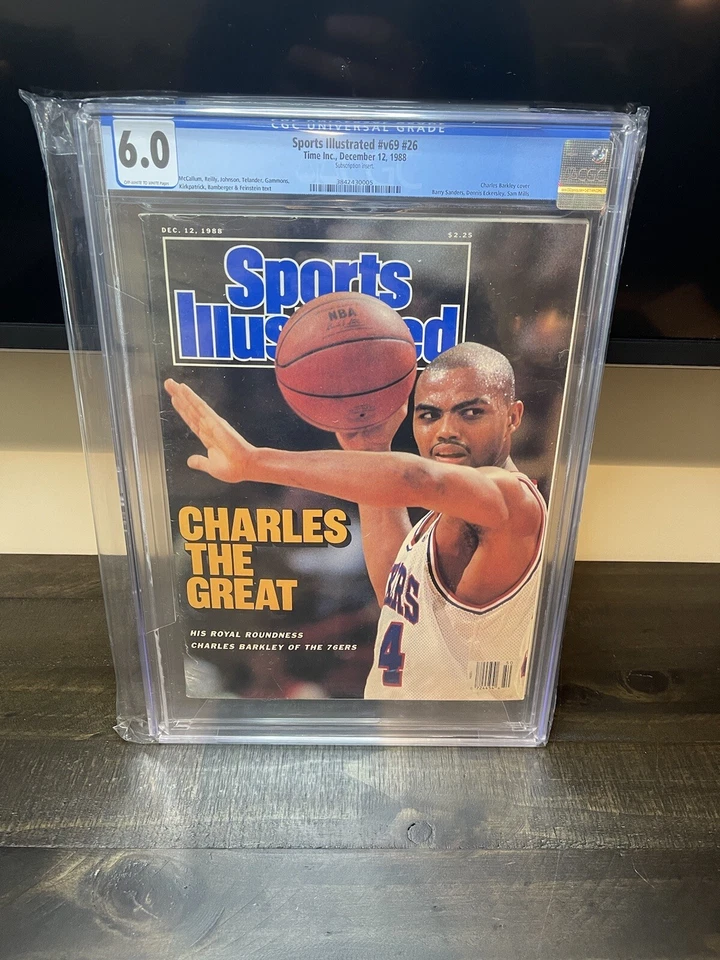 CGC 6.0 Newsstand Edition Sports Illustrated-Charles Barkley-December 12 1988 - Image 1 of 1