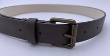 Brown Belt Brass Buckle - Youth Boy 29 1/2 Inch Long 1 Inch Wide