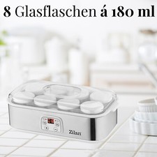 Yogurtiera Casalinga 1.5L - 20W Con 7 Barattoli Di Vetro | Temperatura Costante Per Yogurt Perfetto | Indicatore LED - Foto 6