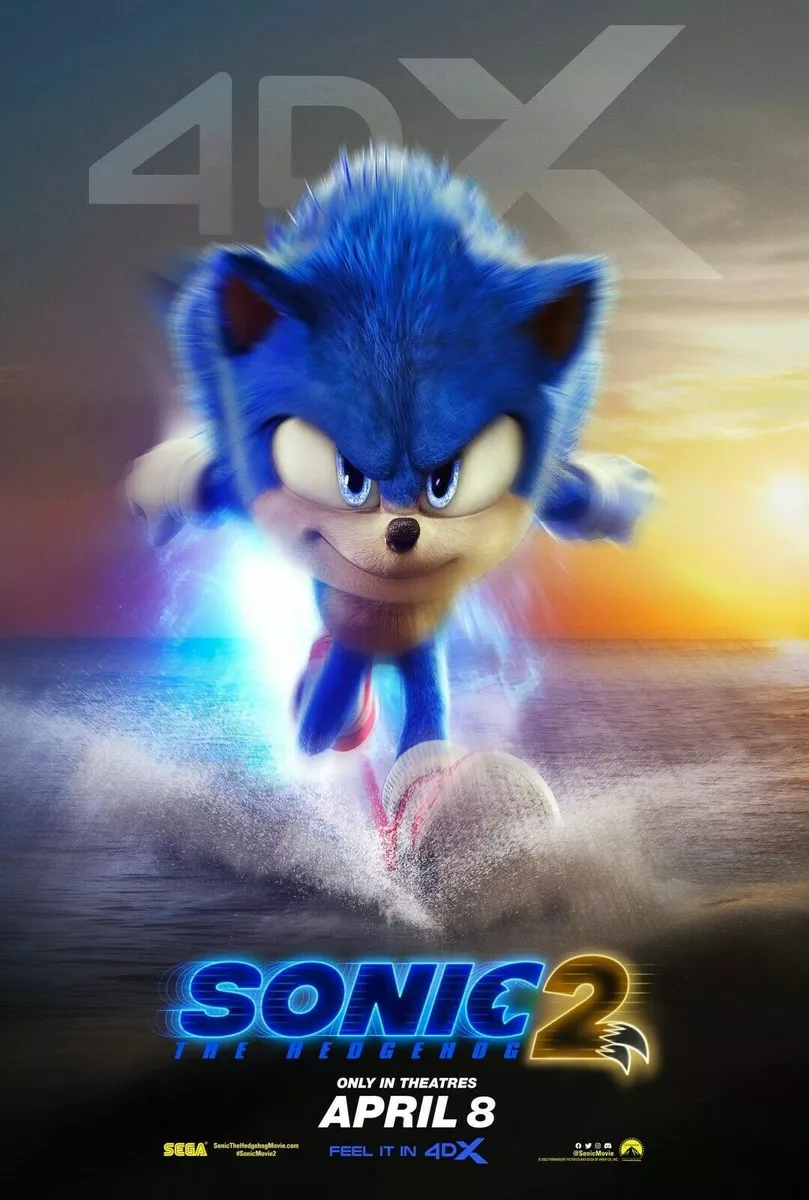 SONIC THE HEDGEHOG 2, New Character Posters Available!