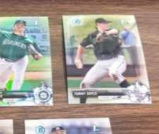 TOMMY DOYLE 2017 BOWMAN DRAFT CARD BDC-54 ROCKIES (FIRST ROOKIE REFRACTOR)