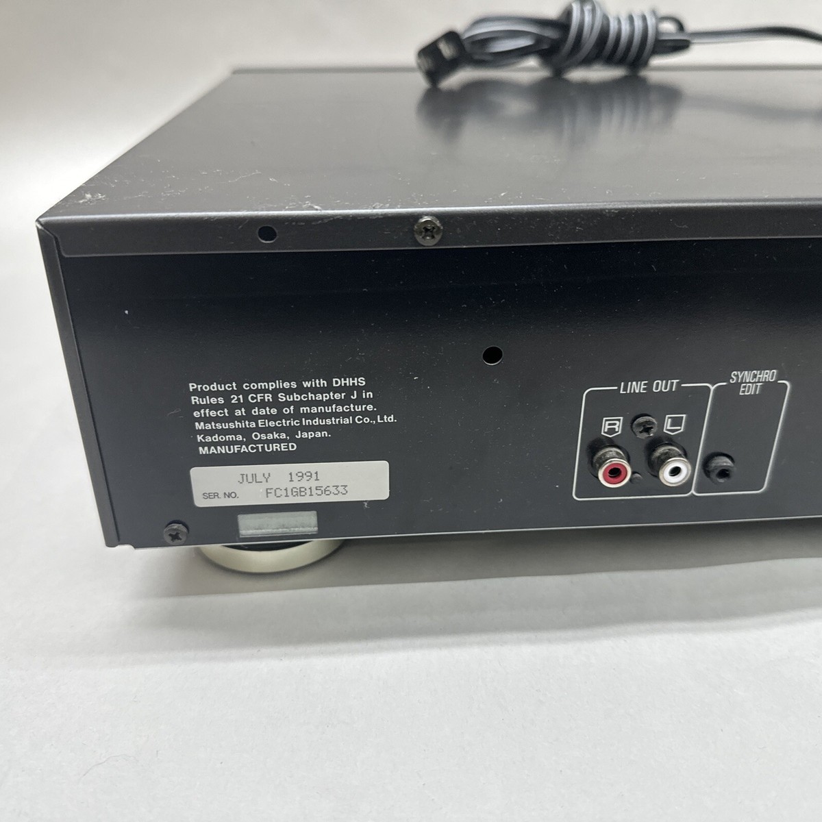 MASH Technics SL-PD807 5-CD Compact Disc Changer Tested