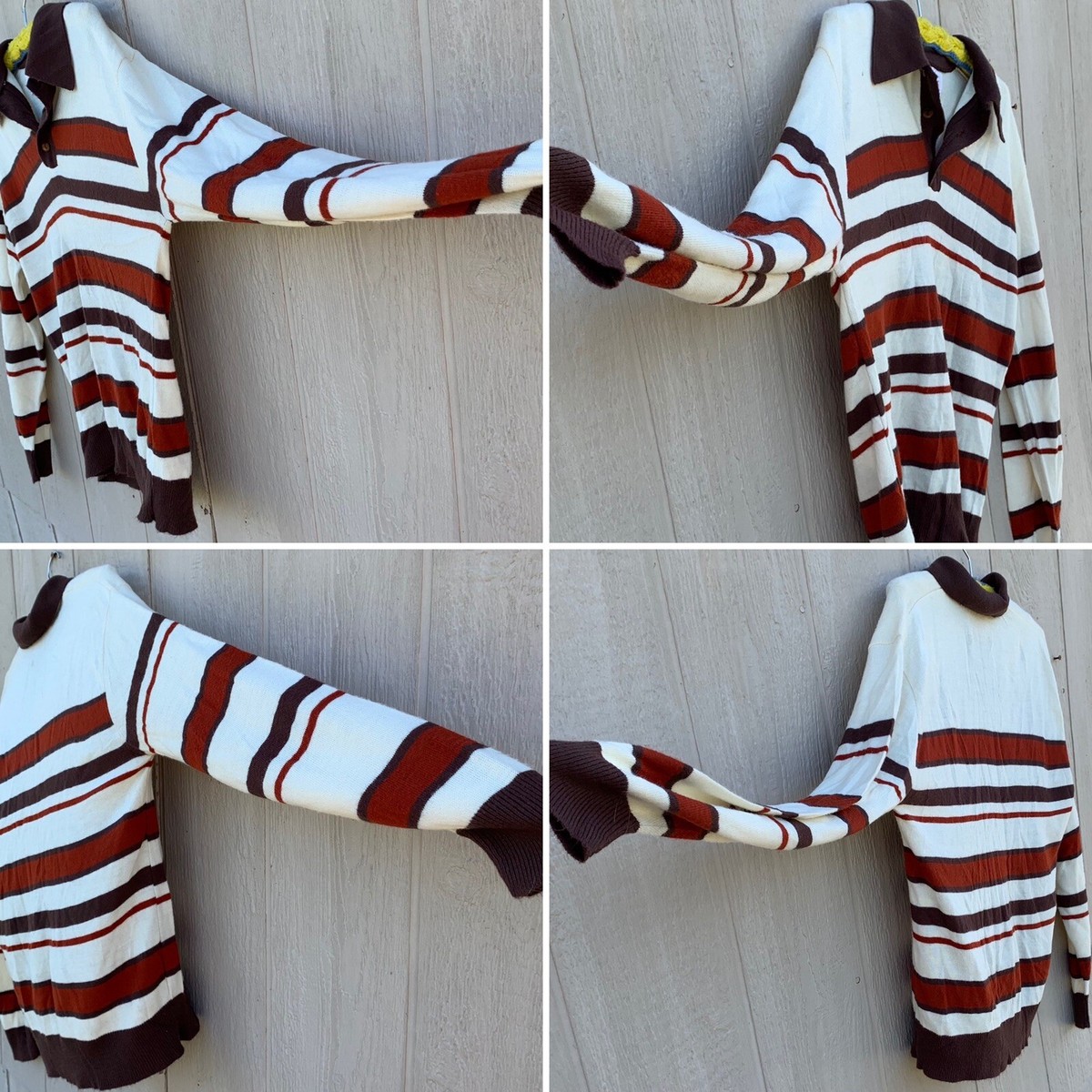 Vintage Jantzen Striped Sweater Shirt Long Sleeve Pullover Vintage Jantzen Striped Sweater Shirt Long Sleeve Pullover
