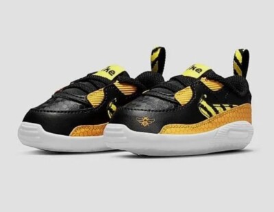 Nike Max 90 Crib SE (CB) Black/Opti Yellow Size 4C New With Tags CZ4504-001 