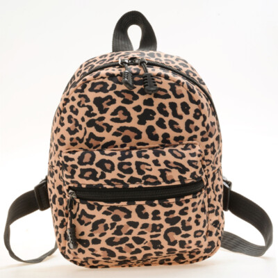 Go Dash Dot Mini Maya Rucksack – Klein, Aber Oho! Schwarz Mit Cheetah-Print