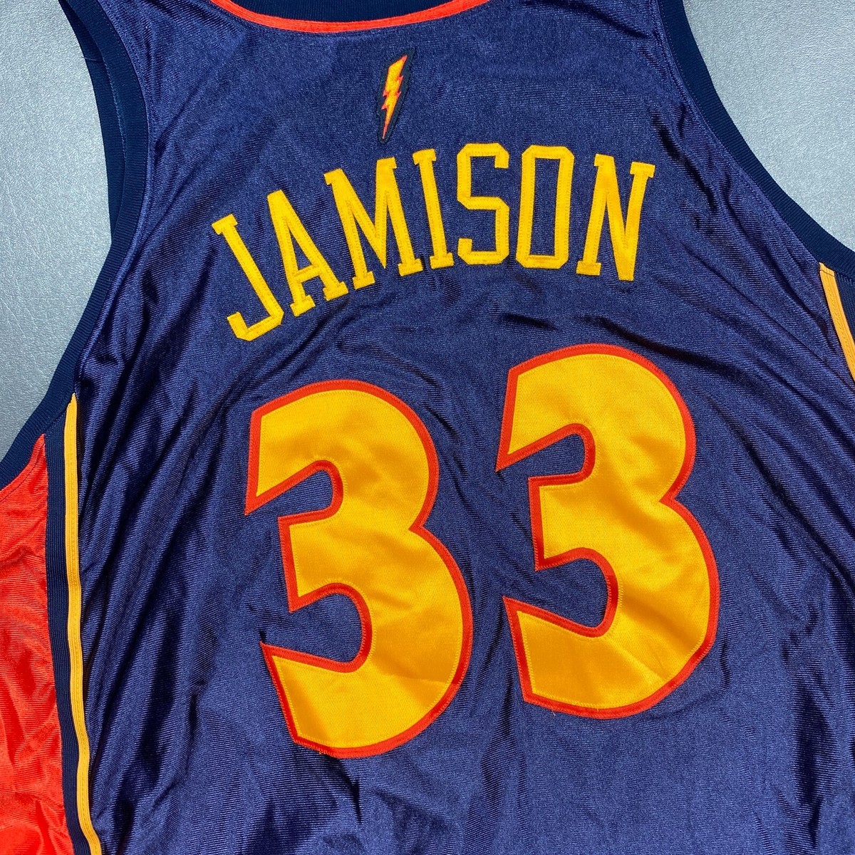 ウォリアーズ ユニフォーム 33番 JAMISONサイズ52 リーボック VINTAGE Reebok Golden State Warriors Jersey Extra Large Blue