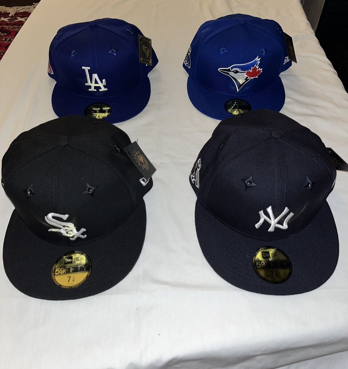 OVO X MLB X 59Fifty Hat Yankees Dodgers White Sox Blue Jays OVO X MLB X 59Fifty Hat Yankees Dodgers White Sox Blue Jays