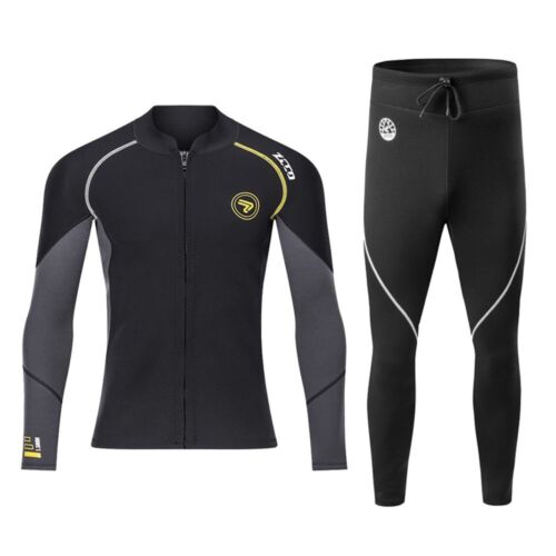3MM Neoprene Wetsuit Men Scuba Diving Full Suit Wear Surfing One Piece Set - Picture 22 of 24