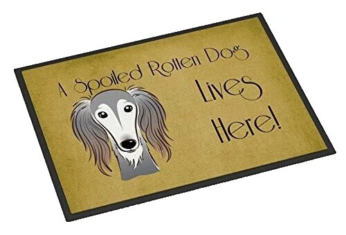 Los perros puerta del dormitorio tapetes y alfombras de piso