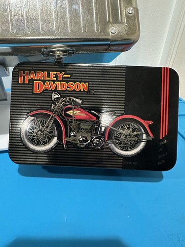 Harley-Davidson Lot Tin mit historischen Spielkarten Tin und 4 Kartendeck🔥 - Bild 3 von 14