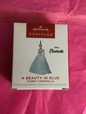 Hallmark Keepsake Ornament 2022 Miniature Beauty in Blue Cinderella Princess New