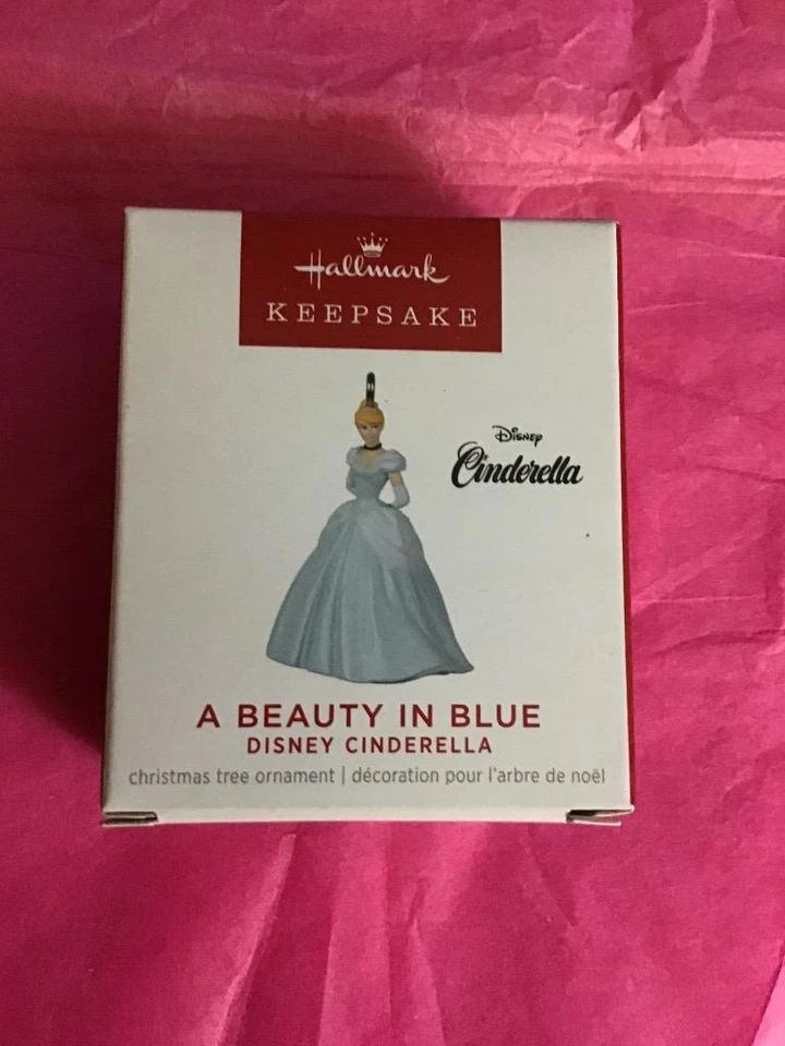 Hallmark Keepsake Ornament 2022 Miniature Beauty in Blue Cinderella Princess New