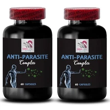 Wholesome Cleanse - ANTI-PARASITE COMPLEX - Fresh Journey 2 Bottle 120 Capsules 
