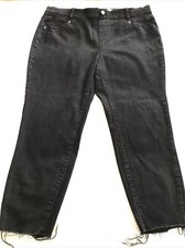 TERRA  SKY ladies Black Stretch Size 1X 16w-18w Jeans. Pockets. jegging