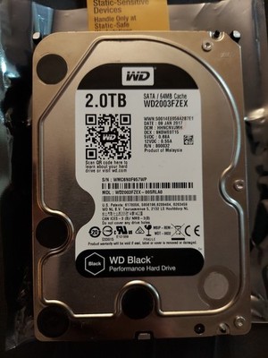 Tested GOOD Western Digital WD2003FZEX 2TB SATA 3.5'' HDD Desktop Hard Disk Drive