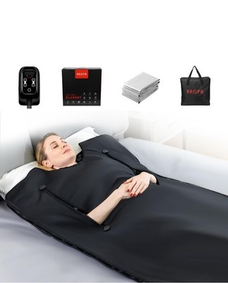 RRGFB Infrared Sauna Blanket Portable Waterproof Fire Resistant Remote Control