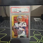 2014 Panini Prizm Tom Brady RED/GOLD PANINI LOGO PRIZM SP Patriots PSA 10 💎