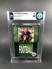 John Madden Football (Sega Genesis, 1990) WATA Graded 8.5 CIB video game - RARE