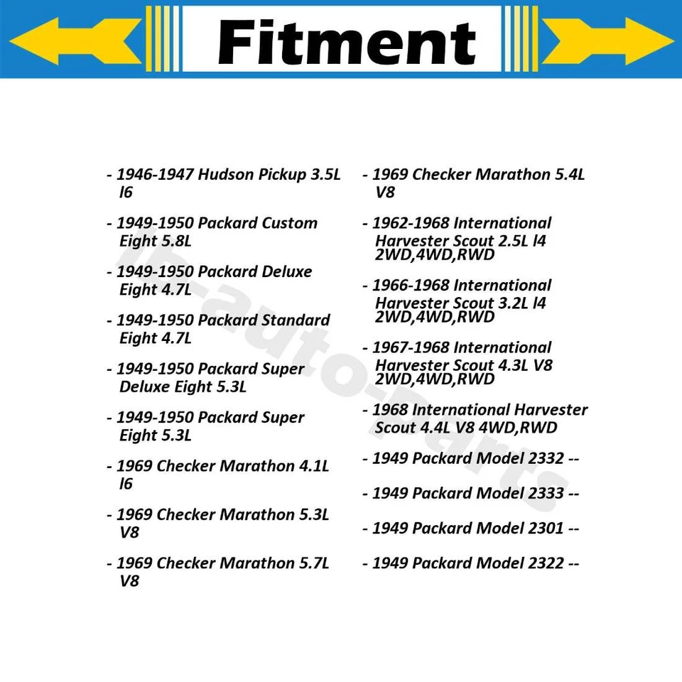 Front Rear Brake Wheel Cylinder 4x For 1937 Packard Model 120-CD -- - Image 2 of 4