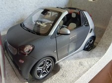 1 18 Norev Smart Fortwo Cabrio Gray Silver dealer exclusive