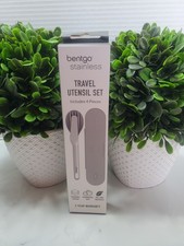 Bentgo Travel Utensil Set Reusable Fork, Spoon Knife Set New