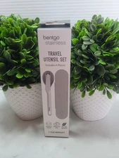Bentgo Travel Utensil Set – Reusable Fork, Spoon & Knife Set 🍴 New