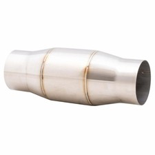 Metallic 2.5 Inlet 100 Cell Catalytic Converter Xforce Cat10-250100