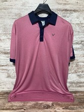 Callaway Pink and Blue Golf Shirt 2XLT