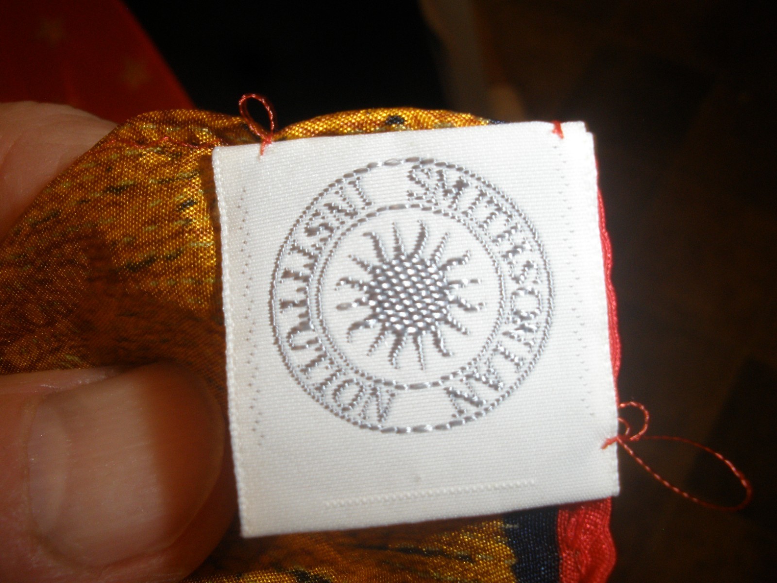 Women's Rectangle Scarf Smithsonian Institution R… - image 2