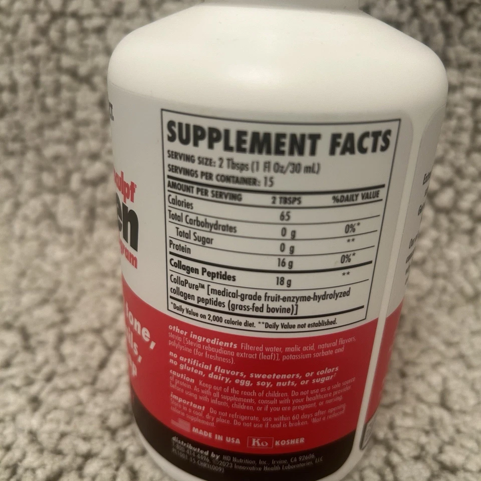 HEALTH DIRECT - Colágeno líquido AminoSculpt - 15 fl oz - cereza ácida Foto 3 de 4