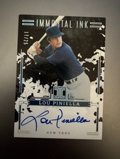 2025 Panini Impeccable - Immortal Ink Lou Piniella #II-LP Holo Silver /25 (AU)
