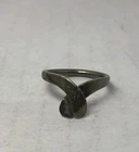 Vintage Sterling Silver Modernist Abstract Ring Size 9–9.5 Sculptural