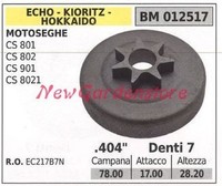 "Echo Ritz Motor KettensäGe Cs 801 802 901 8021 .404\" ZäHne 7 012517"
