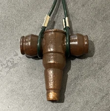 Vintage Wooden Bird Duck Call Whistle with Lanyard