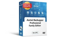 LifeTime Updates  Aomei BackUpper Professional Family Edition | 5 PC