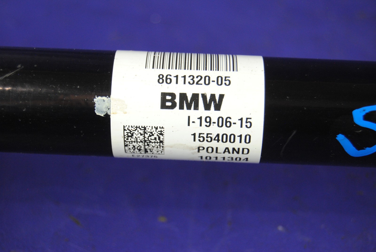 14-19 BMW i8 Rear Right Passenger Side CV Axle Shaft Assembly 33208611320 OEM