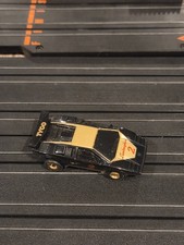 Tyco Lamborghini Countach Black Gold 2 HO Slot Car Tyco Wow