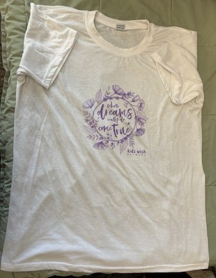 Kids Wish Network  Where Dreams Really Do Come True  T-Shirt size L