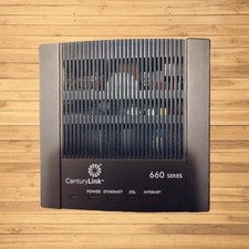 CenturyLink 660 Series EQ660R-F1 ADSL Router w/ Adapter Low Hrs UnTested