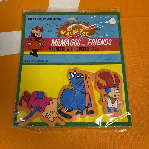 Lote de pegatinas hinchadas magnéticas vintage 1979 Mr. Magoo And Friends nuevas en caja selladas - Imagen 13 de 17