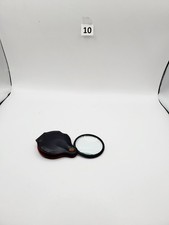 Magnifying glass in Leather case. Black -