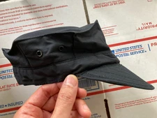 R&B Inc Cap, Utility, USMC, Med Black 8-Point Cover Police/SWAT 4701-01-110-4883