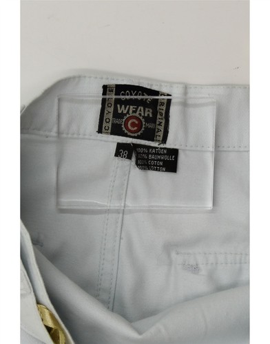 VINTAGE Womens Wrap Denim Skirt IT 38 XS W25 Blue Cotton DC12 - Picture 3 of 3