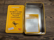 The Worst-Case Scenario Survival Card Game – Travel Edition (Tin)